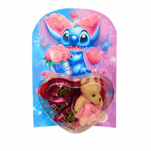 Cartão Gigante Stitch Rosas